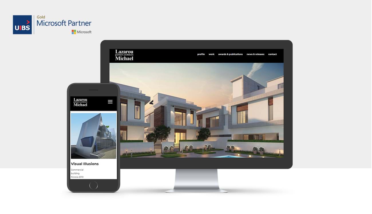 Lazarou & Michael Partners Architects responsive website