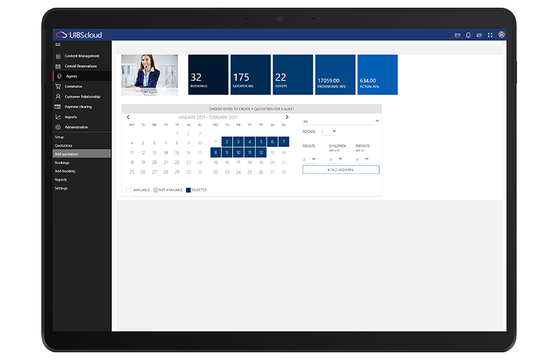 Live reservation inventory